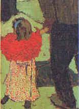 Edouard Vuillard Enfant avec Echarpe Rouge